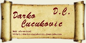 Darko Čučuković vizit kartica